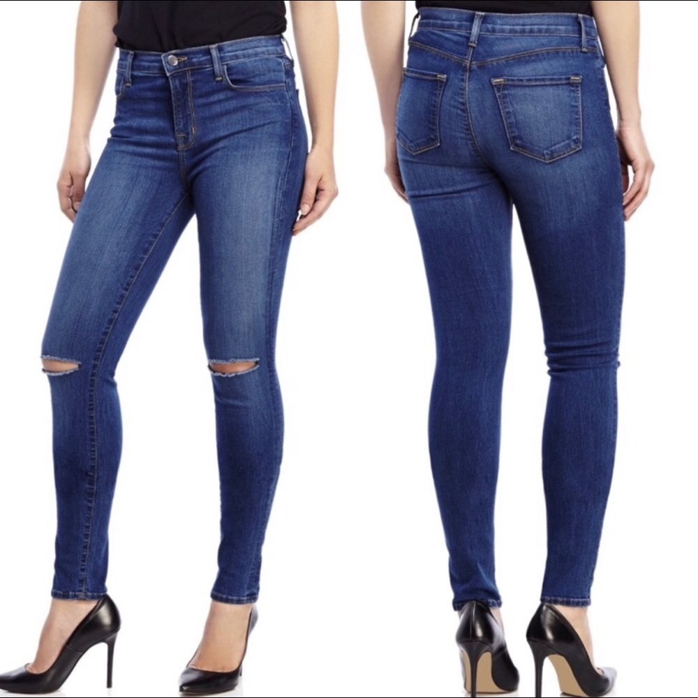 J BRAND | Distressed skinny jeans.